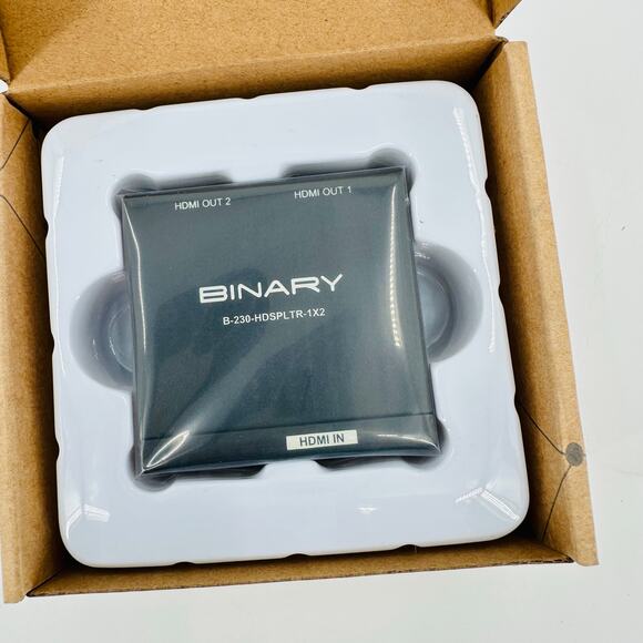 Binary 230 Series 1x2 HDMI Splitter & Clock Stretcher (B-230-HDSPLTR-1x2) NIB - Picture 3 of 7